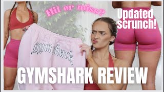 GYMSHARK HONEST TRY ON HAUL REVIEW | NEW SCRUNCH?? is it worth it? minimal activewear hit or miss