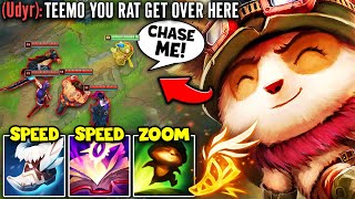 Teemo but I'm so fast I can out run your whole team... (NOBODY CAN CATCH ME)