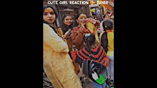 Cute Girl Reaction 🥰😍 Kawasaki Ninja Zx10r 🔥#publicreaction #girlrection #zx10r #shorts