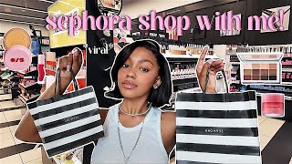 SHOP WITH ME AT SEPHORA + HAUL!! | makeup artist needs, viral products, & more!