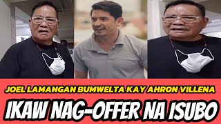 BWELTA NI JOEL LAMANGAN SA AKTOR NA SI AHRON VILLENA