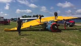 12 aug 2017 / NORTH AMERICAN SNJ-4 / N243CC / Plane Crash / Ashland County Airport, OH, USA