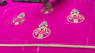 Making of Jumka with Jari and pearls