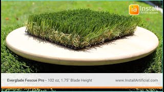 Everglade Fescue Pro Artificial Turf - 102 oz. 1.75' Blade Height