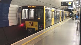 Tyne And Wear Metro-Metrocar 4060 leaving  Haymarket metro station