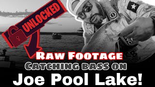 Joe Pool Lake Unlocked🔓‼️ #fishing #bassfishing #raw highlights