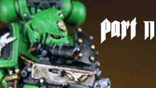 How to paint Salamander Space Marine Part 2 by Lester Bursley