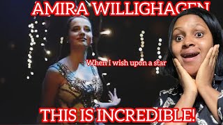 My First Time Reaction To When You Wish Upon A Star -Amira Willighagen| Amazing! #reaction #seo