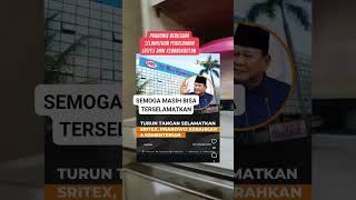 Prabowo berusaha selatkan Sritex dari kebangkrutan‼️ #shorts #short #shortvideo