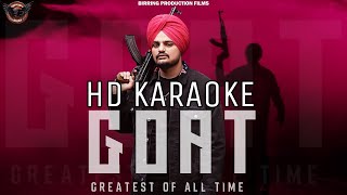 GOAT - Sidhu Moosewala|| HD Karaoke version ll Punjabi Video 2020 ll World Free Music