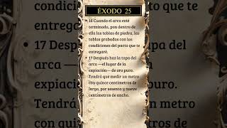 Éxodo 25, 16-17 #dios #biblia #versiculodeldia