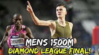 Jakob Ingebrigtsen Wins Men's 1500m Diamond League Final!