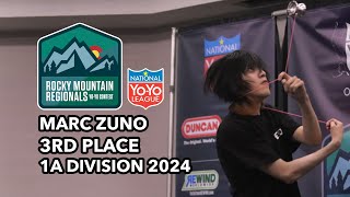 Marc Zuno — 1A Final — 3rd Place — Rocky Mountain Regionals 2024 Yo Yo Contest