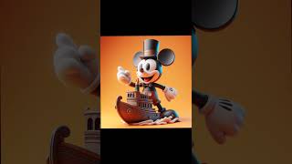 AI Generated Mickey Mouse #AI #AIvideo #mickeymouse #shorts #short