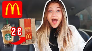 Krasse McDonalds HACKS Teil 2!!! GELD SPAREN & Geheime Starbucks Getränke für 2€! WTF Food Hacks PIA