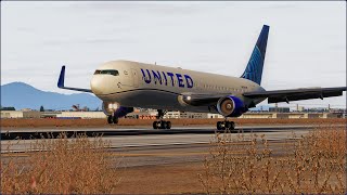 767-300ER Landing | X-Plane 11