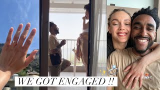 We Got Engaged!! *emotional* | He Proposed On The First Day!