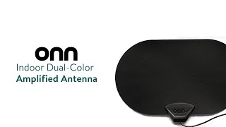 onn. Indoor Dual-Color Amplified Antenna: How To Install (100012662)