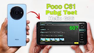 Poco C61 Pubg Test | Helio G36