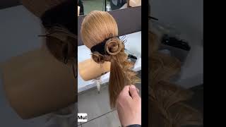 Bridal hairstyle #shorts #shortviral #shortfeed #bridaleyemakeup #youtubeshorts #bridal