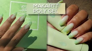 Makartt Green Nail Extension Poly Gel Kit