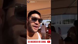 Hulk em Miami Beach Com a Família e Amigos passeando de Lancha