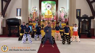 Kungfu performance at Puming Temple in Arkansas