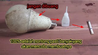 kreatif || sedikit yang tau kalau lampu mati total ini bisa menjadi barang yang berguna