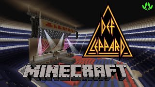 Def Leppard Minecraft Concert Stage