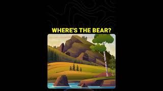 WHERE'S THE BEAR ? #braintest #testyourmind