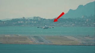 Airbus A380 Extreme Crosswind Landing! | daily dose of aviation #aviation #shorts