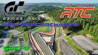 LIVE: RTC Series Season 2023.3 Grid 3 Race 4 @ Spa Francorchamps (BE)