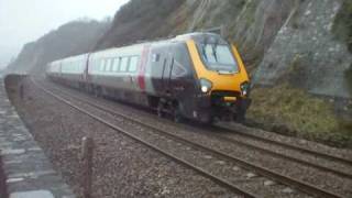 trains and tones at Wet and windy Teignmouth part 1