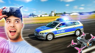 Ich verfolge ein POLIZEIAUTO mit einer FPV Drohne!