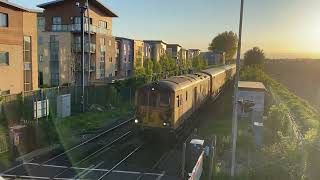 73961 and 73965 Fly through Goring-by-sea With a nice doppler tone