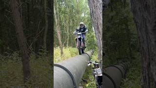 Pipe of doom #dirtbiker #motorcycle #dirtbiker #offroad #pipeline