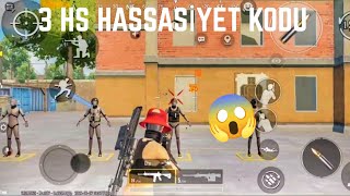 3 hs HASSASİYET ayarı #pubgmobile #papci #keşfet #pubg #destek #hassasiyet