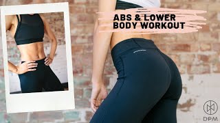 ABS & LOWER BODY WORKOUT | 30 MINS | Danielle Peazer