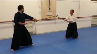 1° kata Bojutsu Omote Katori Shintō-Ryū