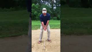 Golf Swing - Bunker Shot Plugged Lie