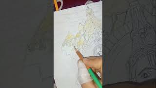 Jay Shri Ram 🙏 Shri Ram painting part 2 #short video #preet art's 🙏🙏👍