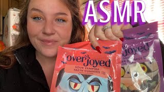 ASMR | Eating Halloween Candy 👻🎃🕷️🕸️ Mouth Sounds & Whispering