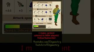 The BEST Beginner weapon in Runescape history