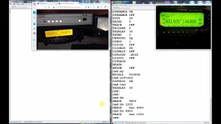 9k6bd 9600bd packet radio AX25 short video. AEA Timewave PK-96 / Yaesu FT-8800 and Kenwood TM-D710E.