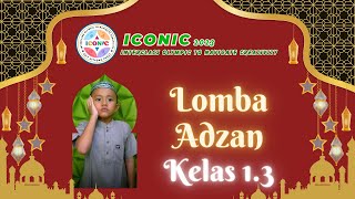 ICONIC 2023 | LOMBA ADZAN KELAS 1.3