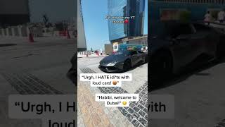 Billionaire’s Lamborghini convoy in Dubai #shorts