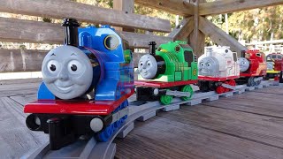 Building Thomas the Tank Engine Lego Duplo Blocks☆ Lego Train will run Percy and James!