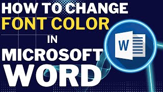 How to Change Font Color in Word (change font color in word)