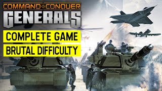 C&C GENERALS - COMPLETE GAME - BRUTAL DIFFICULTY