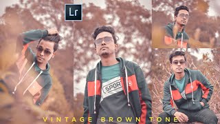 Lightroom Mobile Vintage  Brown Tone Editing Tutorial - Lightroom Mobile Retouching - Tech Art